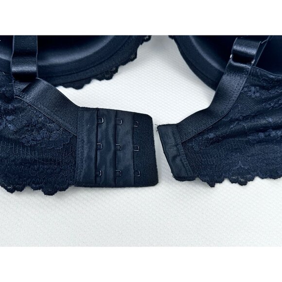 Dominique Apparel Black Bra 3501 Lace Underwire Support Padded Size 44C NWT - Picture 6 of 10